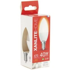 XANLITE - Ampoule LED Flamme, Culot E14, 6W Cons. (40W Eq.), Lumière Blanche Neutre - EV470FCW 9 XANLITE - Ampoule LED Flamme, Culot E14, 6W Cons. (40W Eq.), Lumière Blanche Neutre - EV470FCW -XANLITE Soldes 11774792 5