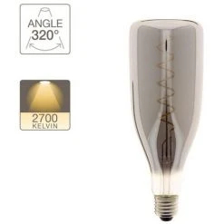 XANLITE - Ampoule LED Déco Bouteille Au Verre Fumé, Culot E27, 4W Cons., 200 Lumens, Lumière Blanc Chaud - RFDE400B100F -XANLITE Soldes 18355801 5