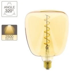 XANLITE - Ampoule LED Déco MUG Au Verre Ambré, Culot E27, 4W Cons. (30W Eq.), 323 Lumens, Lumière Blanc Chaud - RFDE400M150A -XANLITE Soldes 18355806 5