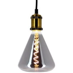XANLITE - Ampoule LED Déco Triangle Au Verre Fumé, Culot E27, 4W Cons., 200 Lumens, Lumière Blanc Chaud - RFDE400T150F -XANLITE Soldes 18355810 4