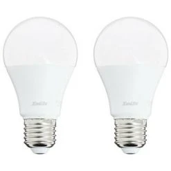 XANLITE - Pack De 2 Ampoules LED Classiques (A60), Culot E27, 11W Cons. (75W Eq.), 1055 Lumens, Lumière Blanc Neutre - PACK2EE1055GCW