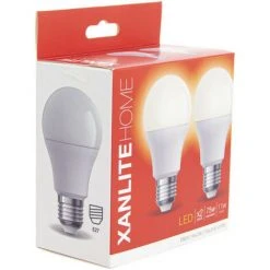 XANLITE - Pack De 2 Ampoules LED Classiques (A60), Culot E27, 11W Cons. (75W Eq.), 1055 Lumens, Lumière Blanc Neutre - PACK2EE1055GCW 9 XANLITE - Pack De 2 Ampoules LED Classiques (A60), Culot E27, 11W Cons. (75W Eq.), 1055 Lumens, Lumière Blanc Neutre - PACK2EE1055GCW -XANLITE Soldes 18355814 5