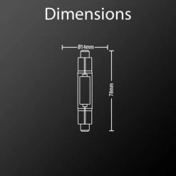 XANLITE - Ampoule RetroLED Crayon, Culot R7S, 4W Cons. (48W Eq.), 470 Lumens, Lumière Blanc Chaud - ALR7S600 -XANLITE Soldes 18355815 4