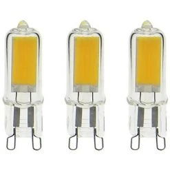 XANLITE - Pack De 3 Ampoules RetroLED Caspule, Culot G9, 2,6W Cons. (20W Eq.), 200 Lumens, Lumière Blanc Chaud - PACK3ALG9200