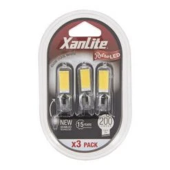 XANLITE - Pack De 3 Ampoules RetroLED Caspule, Culot G9, 2,6W Cons. (20W Eq.), 200 Lumens, Lumière Blanc Neutre - PACK3ALG9200CW -XANLITE Soldes 18355831 3