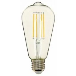XANLITE - Ampoule à Filament LED Edison, Culot E27, 8W Cons. (75W Eq.), 1055 Lumens, Lumière Blanc Neutre - RFE1055STCW