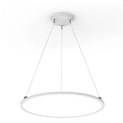 XANLITE - Plafonnier LED Rond Suspendu - Cons. 48W - 4000 Lumens - Blanc Neutre - Extra Plat - PA4000ANW