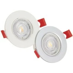 XANLITE - Lot De 3 Spots Encastrable LED Intégrés - Orientable - Cons. 4.5W (eq. 50W) - 345 Lumens - Blanc Chaud - PACK3SEL345 -XANLITE Soldes 18355874 5