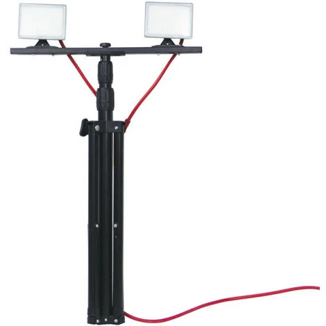 XANLITE - Projecteur De Chantier LED Sur Pied, Filaire, X2 Têtes, 10 W, 1600 Lumens - PR10W2T 4 XANLITE - Projecteur De Chantier LED Sur Pied, Filaire, X2 Têtes, 10 W, 1600 Lumens - PR10W2T – Image 4