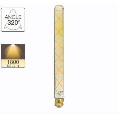 XANLITE - Ampoule LED T30 / Vintage Au Verre Ambré, Culot E27, 5W Cons. (40W Eq.), 500 Lumens, Lumière Blanc Chaud - RFDE470T30A 3 XANLITE - Ampoule LED T30 / Vintage Au Verre Ambré, Culot E27, 5W Cons. (40W Eq.), 500 Lumens, Lumière Blanc Chaud - RFDE470T30A – Image 3