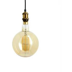 XANLITE - Ampoule LED Déco Globe Giant (XXL) Au Verre Ambré, Culot E27, 8W Cons. (60W Eq.), 800 Lumens, Lumière Blanc Chaud - RFDGE500B200AD -XANLITE Soldes 18355902 5