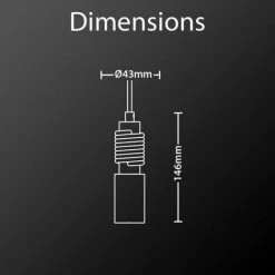 XANLITE - Suspension Spirale En Métal Noir, Culot E27 - COSDESPB -XANLITE Soldes 18355957 4