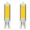 XANLITE - Pack De 2 Ampoules RetroLED Caspule, Culot G9, 3,7W Cons. (40W Eq.), 450 Lumens, Lumière Blanc Neutre - PACK2ALG9400CW