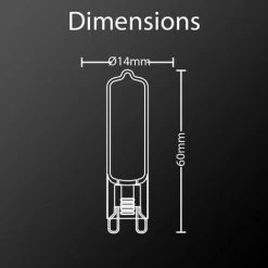 XANLITE - Pack De 2 Ampoules RetroLED Caspule, Culot G9, 3,7W Cons. (40W Eq.), 450 Lumens, Lumière Blanc Neutre - PACK2ALG9400CW -XANLITE Soldes 18355965 3