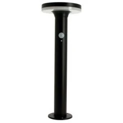 Xanlite - Borne LED Solaire, X2 Détecteurs (Crépusculaire / Mouvement ), 400 Lumens - SO1711