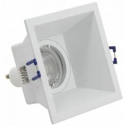 XANLITE - Spot GU10 50W 2700K Carré Profond Blanc IP20 - SP50CPB