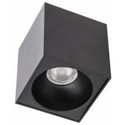 XANLITE - Plafonnier GU10 50W 2700K Carré Large Noir - PL50CLN