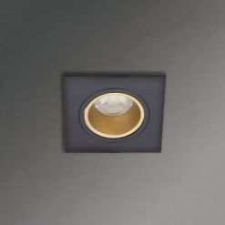 XANLITE - Lot 3 Spots GU10 50W 2700K Carré Orientable Noir Et Or IP20 - PACK3SP50CANO -XANLITE Soldes 31819498 3