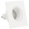 XANLITE - Lot 3 Spots GU10 50W 2700K Carré Orientable Blanc IP20 - PACK3SP50CAB