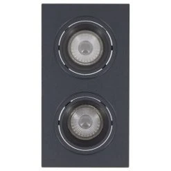 XANLITE - Spot 2 Têtes GU10 50W 2700K Carré Orientable Noir IP20 - SP502TCAN 9 XANLITE - Spot 2 Têtes GU10 50W 2700K Carré Orientable Noir IP20 - SP502TCAN -XANLITE Soldes 31819505 5