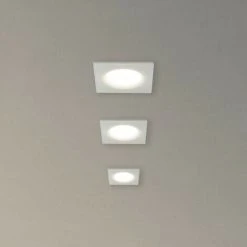 XANLITE - Lot 3 Spots GU10 50W 4000K Carré Blanc IP44 - PAK3SP50CIP44BCW -XANLITE Soldes 31819506 3