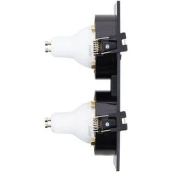 XANLITE - Spot 2 Têtes GU10 50W 2700K Carré Orientable Noir Et Or IP20 - SP502TCANO -XANLITE Soldes 31819512 5