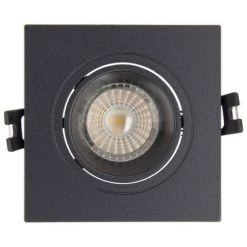 XANLITE - Lot 3 Spots GU10 50W 2700K Carré Orientable Noir IP20 - PACK3SP50CAN -XANLITE Soldes 31819519 5