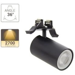 XANLITE - Spot En Saillie GU10 50W 2700K Rond Ajustable Noir - PLE50RAN -XANLITE Soldes 31819528 4
