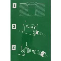 Spot Encastrable Au Sol 3x1w IP67 Inox Xanlite -XANLITE Soldes 35880797 4