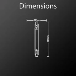XANLITE - Ampoule LED Crayon, Culot R7S, 10,5W Cons. (65W Eq.), Lumière Blanc Chaud - ALR7S870 -XANLITE Soldes 47378027 3