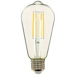 Xanlite - Ampoule à Filament LED Edison, Culot E27, 8W Cons. (75W Eq.), Lumière Blanc Chaud - RFE1055ST