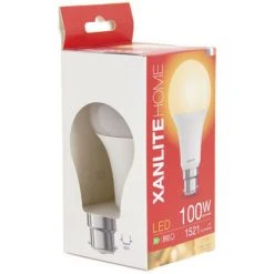 XANLITE - Ampoule LED A60, Culot B22, 14,2W Cons. (100W Eq.), Lumière Blanc Chaud - MB1521G -XANLITE Soldes 47378092 5
