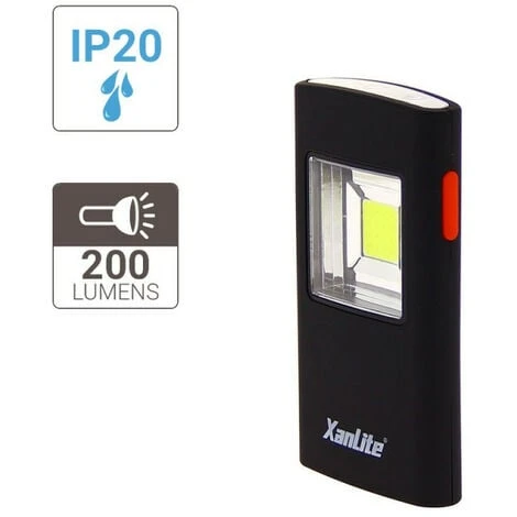 XANLITE - Lampe De Poche LED, Accroche Multiple, 200 Lumens, 200 Lumens, Piles Incluses - LP1016 2 XANLITE - Lampe De Poche LED, Accroche Multiple, 200 Lumens, 200 Lumens, Piles Incluses - LP1016 – Image 2