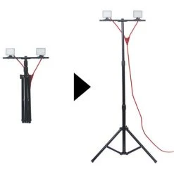 XANLITE - Projecteur De Chantier LED Sur Pied, Filaire, X2 Projecteurs 20 W, 2800 Lumens - PR20W2T 7 XANLITE - Projecteur De Chantier LED Sur Pied, Filaire, X2 Projecteurs 20 W, 2800 Lumens - PR20W2T -XANLITE Soldes 47378119 3