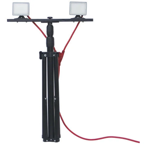 XANLITE - Projecteur De Chantier LED Sur Pied, Filaire, X2 Projecteurs 20 W, 2800 Lumens - PR20W2T 4 XANLITE - Projecteur De Chantier LED Sur Pied, Filaire, X2 Projecteurs 20 W, 2800 Lumens - PR20W2T – Image 4
