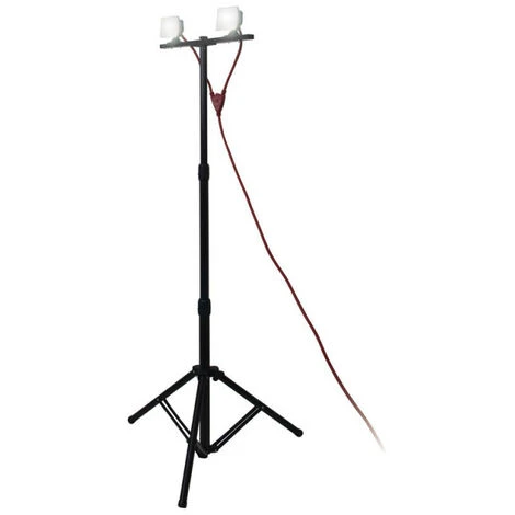 XANLITE - Projecteur De Chantier LED Sur Pied, Filaire, X2 Projecteurs 20 W, 2800 Lumens - PR20W2T 5 XANLITE - Projecteur De Chantier LED Sur Pied, Filaire, X2 Projecteurs 20 W, 2800 Lumens - PR20W2T – Image 5