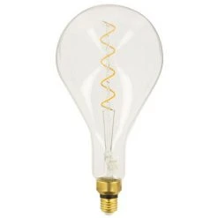 XANLITE - Ampoule LED Giant Poire / Vintage, Culot E27, 4W Cons. (30W Eq.), 323 Lumens, Lumière Blanc Chaud - RFDGE280GS