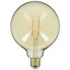Xanlite - Ampoule LED Globe (G95) / Vintage Au Verre Ambré, Culot E27, 3,8W Cons. (30W Eq.), 350 Lumens, Lumière Blanc Chaud - RFDE400B95A