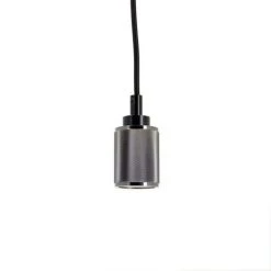 Xanlite - Suspension à Douille En Aluminium, Finition Pointes De Diamant Argentées, Culot E27 - SDV03EB