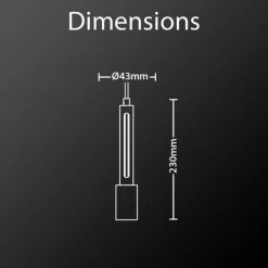 XANLITE - Suspension Aiguille En Métal Noir, Culot E27 - COSDEAIB -XANLITE Soldes 47378145 4