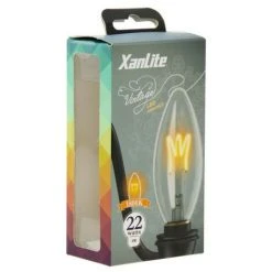 XANLITE - Ampoule LED Flamme / Vintage, Culot E14, 4W Cons. (18W Eq.), 180 Lumens, Lumière Blanc Chaud - RFDV130FS -XANLITE Soldes 47378153 4
