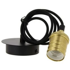 XANLITE - Suspension à Douille En Laiton, Couleur Dorée, Culot E27 - SDVEL -XANLITE Soldes 47378156 3