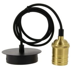 XANLITE - Suspension à Douille En Laiton, Couleur Dorée, Culot E27 - SDVEL -XANLITE Soldes 47378156 5