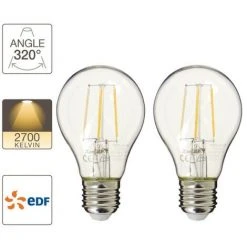 XANLITE - Lot De 2 Ampoules Retro-LED A60, CuLot E27, EDF - PACK2RFE470GEDF 6 XANLITE - Lot De 2 Ampoules Retro-LED A60, CuLot E27, EDF - PACK2RFE470GEDF -XANLITE Soldes 47378160 3