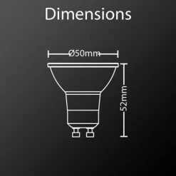 XANLITE - Lot De 2 Ampoules LED Spots Au Culot GU10, 5W Cons. (50W Eq.), Lumière Blanche Neutre - PACK2VG50SCW 9 XANLITE - Lot De 2 Ampoules LED Spots Au Culot GU10, 5W Cons. (50W Eq.), Lumière Blanche Neutre - PACK2VG50SCW -XANLITE Soldes 47378193 5