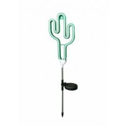 XANLITE - Piquet LED Solaire "Cactus", Vert, Spéciale Extérieur (IP44) - SOCACTUS