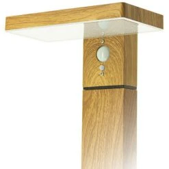 XANLITE - Borne Solaire 50cm IP44 600 Lumens - Détecteur De Mouvements - 3 Modes De Fonctionnement - Finitions Bois - SO1911W -XANLITE Soldes 47378231 5