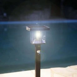 XANLITE - Borne Solaire 50cm IP44 600 Lumens - Détecteur De Mouvements - 3 Modes De Fonctionnement - Noir - SO1811N -XANLITE Soldes 47378233 3