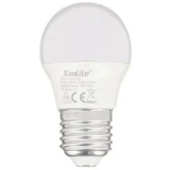 XANLITE - Ampoule LED P45, Culot E27, 5,3W Cons. (40W Eq.), Lumière Blanc Neutre - EE470PCW