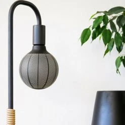 XANLITE - Ampoule Déco LED Filament, Aspect Aiguilles De Pin Noir, G125, Culot E27, 4W Cons. 2700K Blanc Chaud - RFDEB125GRAPHLI -XANLITE Soldes 47378242 3